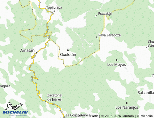 MICHELIN Tomás Garrido Canabal map - ViaMichelin