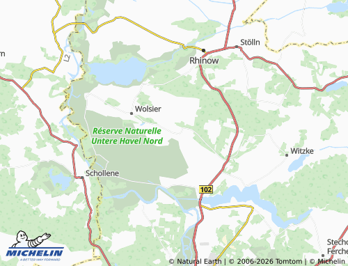 MICHELIN Spaatz map - ViaMichelin
