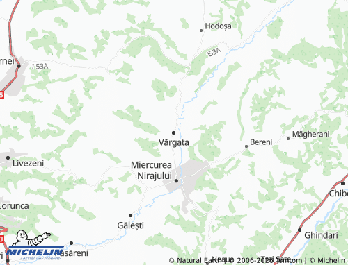 Mappa MICHELIN Vărgata - ViaMichelin