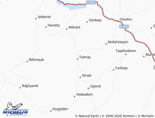 Carte MICHELIN Tutmaç - ViaMichelin