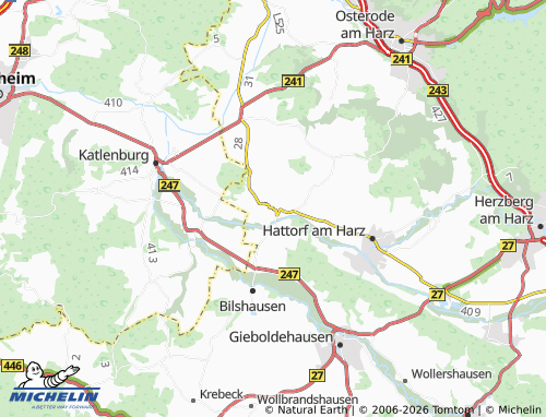 MICHELIN Wulften map - ViaMichelin