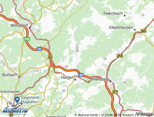MICHELIN Rodenbach map - ViaMichelin