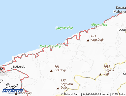Mappa MICHELIN Konuklar - ViaMichelin