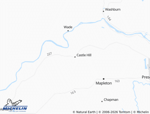 Mappa MICHELIN Castle Hill - ViaMichelin