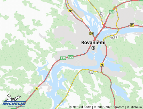MICHELIN Teollisuuskylä map - ViaMichelin