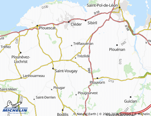 Mappa MICHELIN Trézilidé - ViaMichelin
