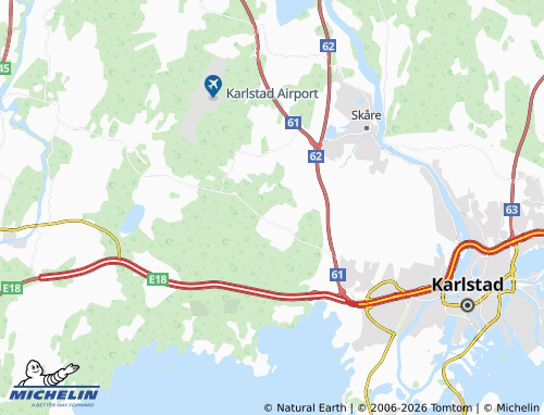 MICHELIN Önnerudstorp map - ViaMichelin