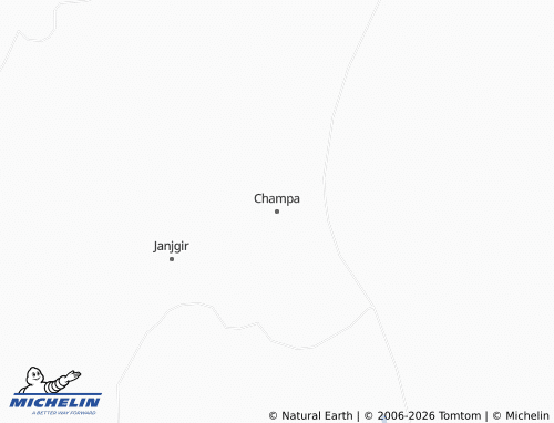 Mapa MICHELIN Champa - ViaMichelin
