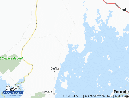 Mappa MICHELIN Djilas - ViaMichelin