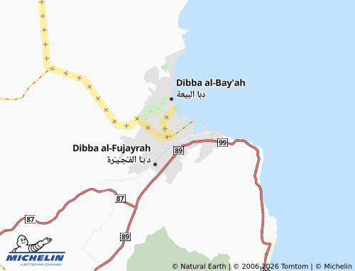 Mappa MICHELIN al-Qayan - ViaMichelin