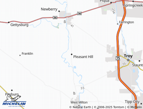 MICHELIN Pleasant Hill map - ViaMichelin