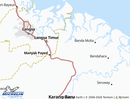 MICHELIN Tanjung Neraca map - ViaMichelin