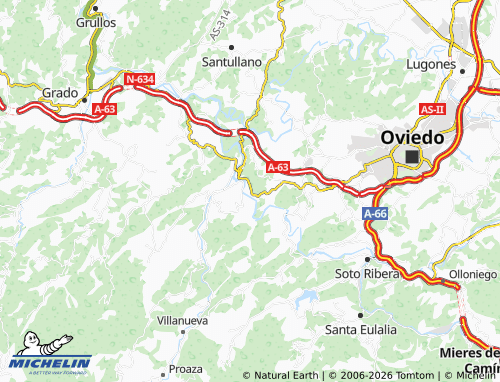 MICHELIN-Landkarte Godos - ViaMichelin