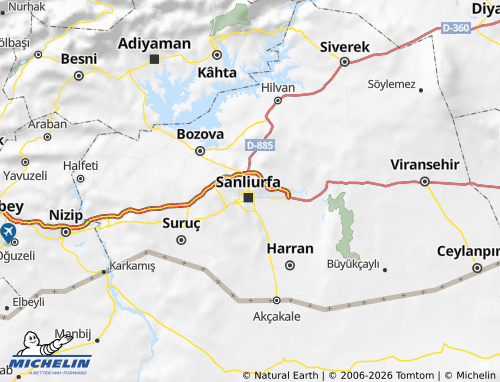 MICHELIN Karaköprü map - ViaMichelin