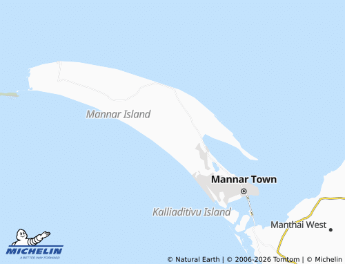 Mapa MICHELIN Olaithoduwai - ViaMichelin