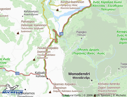 Carte MICHELIN Agios Minas - ViaMichelin
