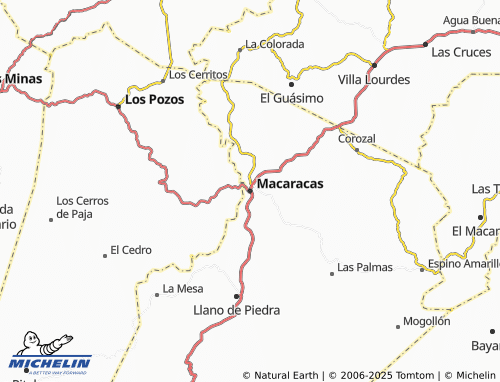 MICHELIN Macaracas map - ViaMichelin