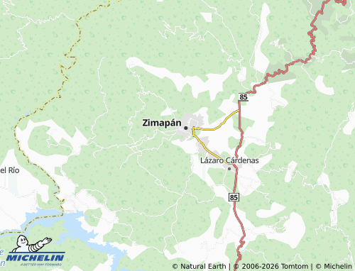 MICHELIN El Calvario map - ViaMichelin