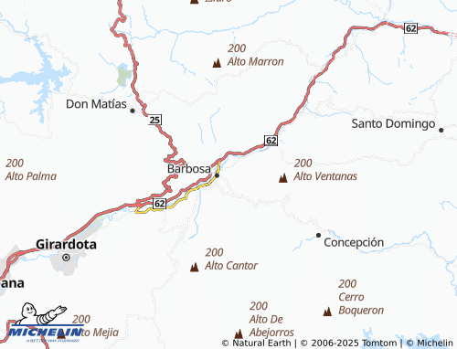 MICHELIN Vallecitos map - ViaMichelin