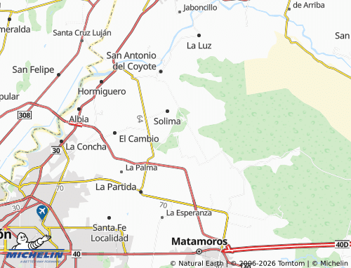 Mappa MICHELIN Granada - ViaMichelin