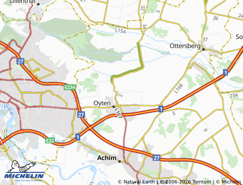 MICHELIN Bockhorst map - ViaMichelin