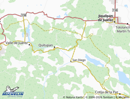Mappa MICHELIN Emiliano Zapata - ViaMichelin