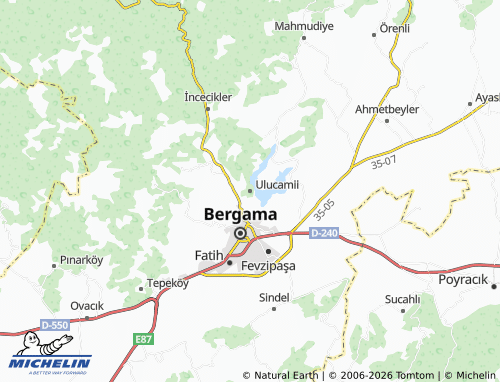 MICHELIN Ulucamii map - ViaMichelin
