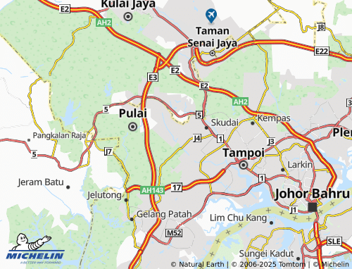 MICHELIN Taman Skudai Ria map - ViaMichelin