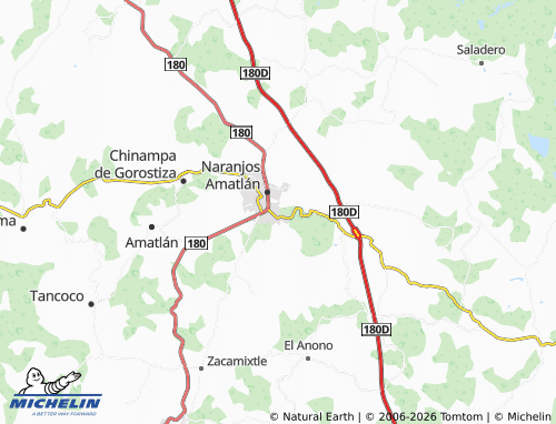 Mapa MICHELIN Emiliano Zapata - ViaMichelin