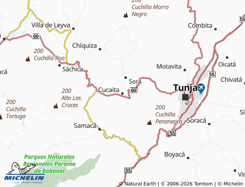 Mapa MICHELIN Cucaita - ViaMichelin