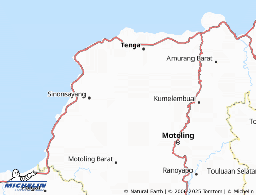 MICHELIN Boyong Atas map - ViaMichelin