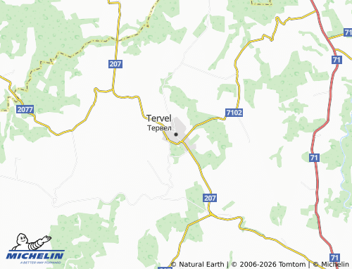 Mapa MICHELIN Tervel - ViaMichelin