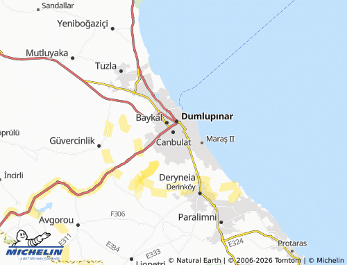Mappa MICHELIN Canbulat - ViaMichelin