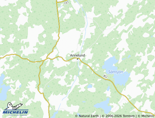 Carte MICHELIN Annelund - ViaMichelin