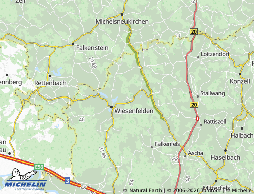 MICHELIN Großviecht map - ViaMichelin