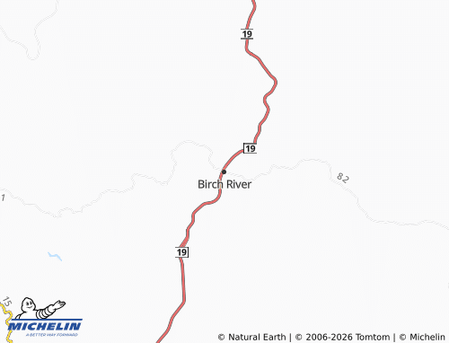 Mappa MICHELIN Birch River - ViaMichelin