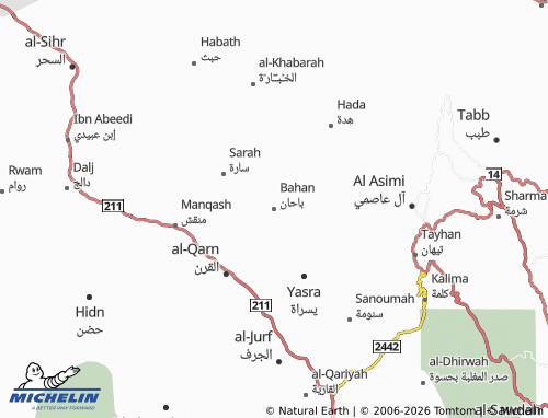 MICHELIN-Landkarte Bahan - ViaMichelin