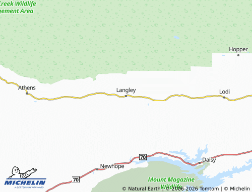 Carte MICHELIN Langley - ViaMichelin