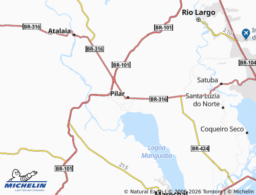 Carte MICHELIN Pilar - ViaMichelin