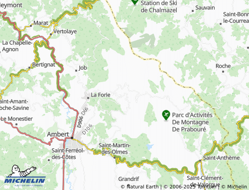 Carte MICHELIN Voldoire - ViaMichelin