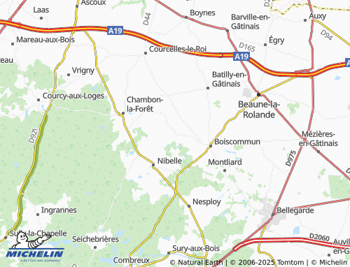 MICHELIN Chemault map - ViaMichelin