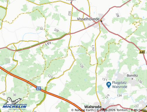 MICHELIN Stellichte map - ViaMichelin