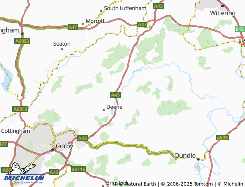 Mappa MICHELIN Bulwick - ViaMichelin
