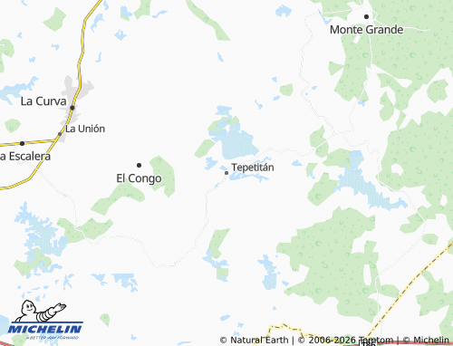 MICHELIN Tepetitán map - ViaMichelin
