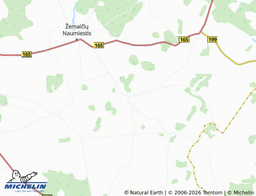MICHELIN Degučiai map - ViaMichelin