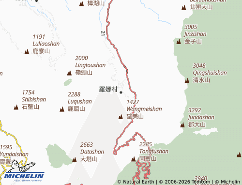 Mappa MICHELIN luo na cun - ViaMichelin
