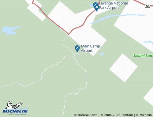 Mappa MICHELIN Main Camp - ViaMichelin