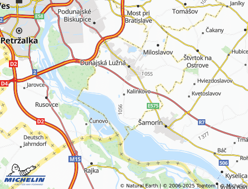 MICHELIN Kalinkovo map - ViaMichelin