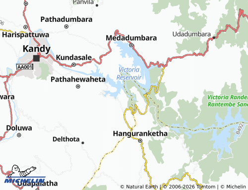 Mappa MICHELIN Pathamailapitiya North - ViaMichelin