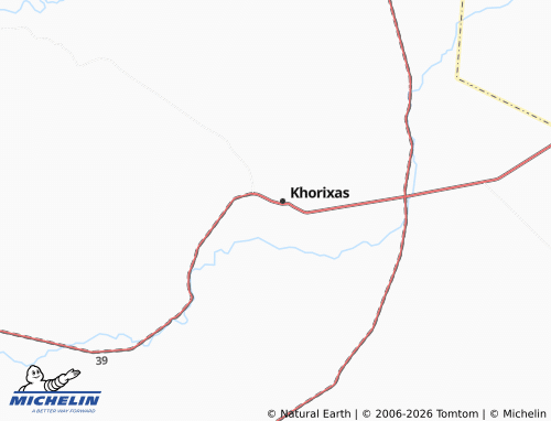 MICHELIN Khorixas Extension 3 map - ViaMichelin